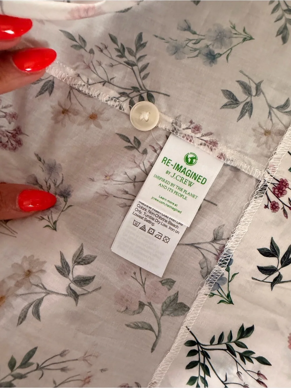 J. Crew White Floral Square-Neck Midi Dress